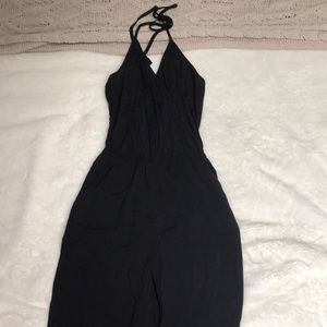 Black halter romper from Lulu’s. Great condition only worn once!